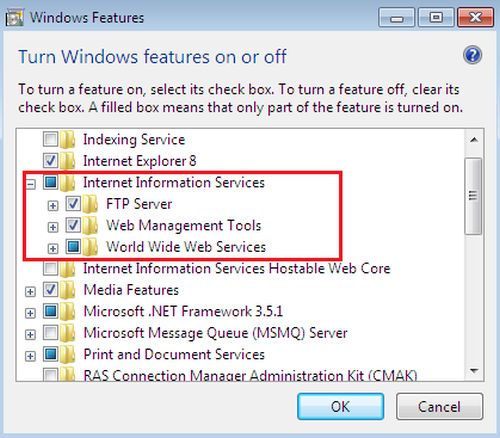 window feature on off